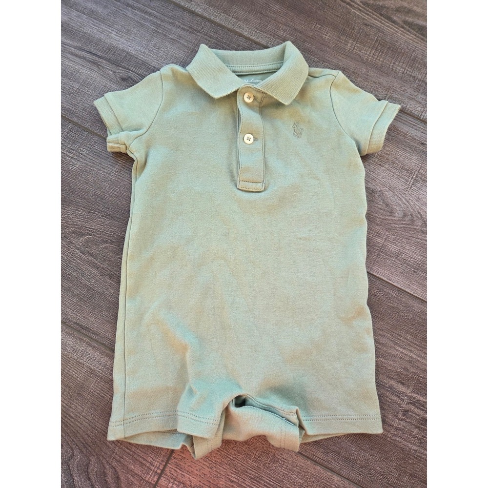 Ralph lauren baby boy romper 3 mos